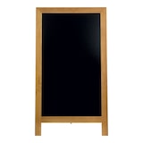 thumbnail of Securit® Gehwegtafel "Deluxe" – Teak – Gummibaumholz lackiert – 70x120cm
