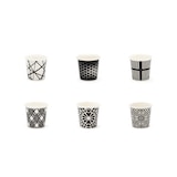 thumbnail of Excelsa set de 6 tazas de café Emily de porcelana 9 cl multicolor