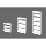 thumbnail of Estante de madeira baixa Presto - Venere cinza 80X35X72.