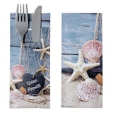 thumbnail of 30 Bestecktaschen mit Serviette maritim 20 cm