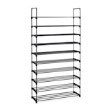 thumbnail of Relaxdays XXL Schuhregal Stecksystem, 10 Ebenen, modular, HxBxT: 175,5 x 93 x 30,5 cm, Schuhaufbewahrung Metall, schwarz