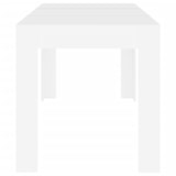 thumbnail of Mesa de comedor de madera contrachapada blanco 140x74,5x76 cm