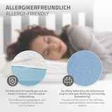 thumbnail of ML-Design Holzbett 90x200 cm Hellgrau mit Matratze H:16 cm, Massivholz Bettgestell aus Kiefernholz mit Lattenrost & Füßen, Einzelbett mit Kopf- &