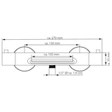 thumbnail of Wannenarmatur CARNEO, Wasserhahn Bad mit Thermostat, Badewannenarmatur Wasserfall, Mischbatterie Badewanne, Chrom