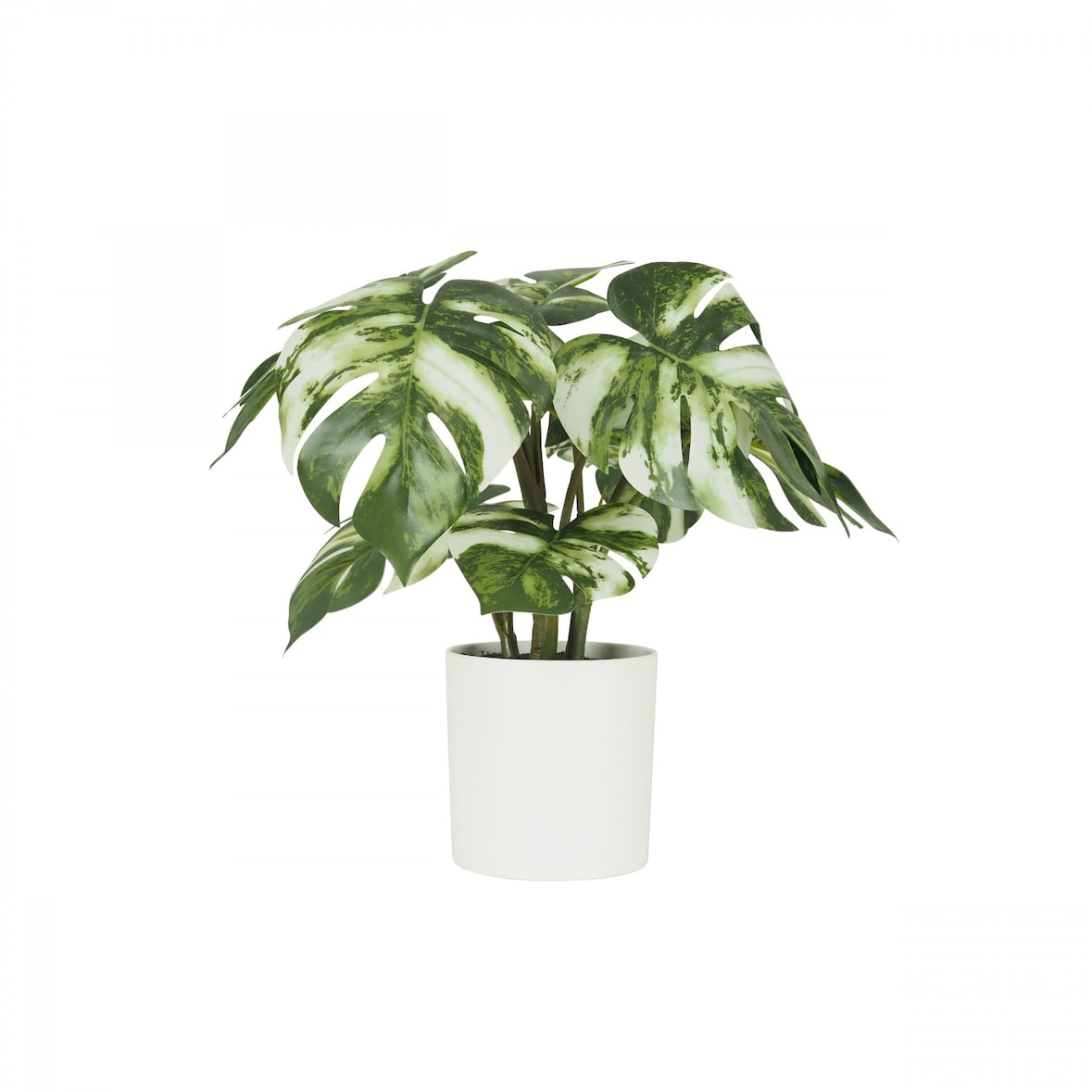 LIGNE DÉCO Monstera artificiel variegata toucher naturel 35cm