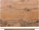 thumbnail of H&H Piatto Rettangolare, Melamina, Decoro Legno, 25,5x35,5 cm