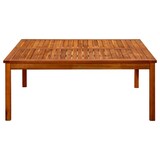 thumbnail of Mesa de centro de jardín madera maciza de acacia 110x110x45 cm