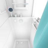 thumbnail of Seniorendusche und Sitzwanne Kombination Wanne mit Tür S08D-B-L 110x68x205cm