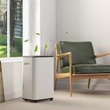 thumbnail of HOMCOM deshumidificador eléctrico depósito de agua 6 litro 20L/día con 3 modos 2 velocidades temporizador para dormitorio salón cocina 33,5x26x53 cm