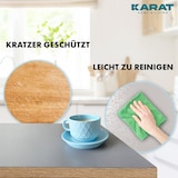 thumbnail of KARAT Tischfolie Empire mit abgeschrägter Kante Hellgrau 80 x 230 cm