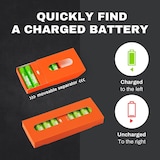 thumbnail of 100% PeakPower Cargador de Pilas AAA y AA Super Rápido 2-6 Horas - Incluye 8 Pilas Recargables AA de 2300 mAh, 4 Pilas Recargables AAA 800 mAh, 2 ada