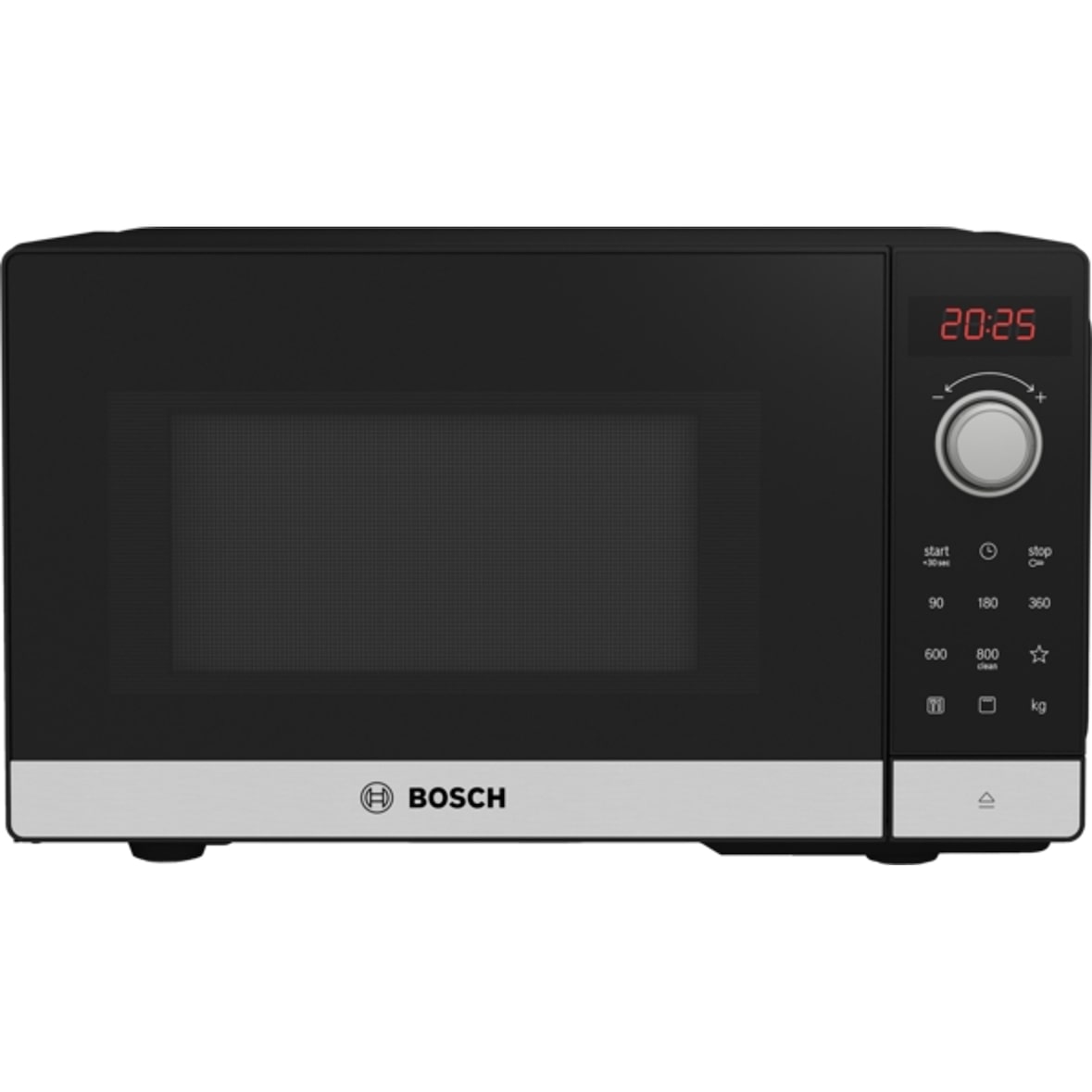 Bosch Serie 2 FEL023MS2 Encimera microondas solo microondas 20 l 800 W Negro, acero inoxidable