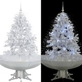 thumbnail of vidaXL Kerstboom sneeuwend met paraplubasis 140 cm wit