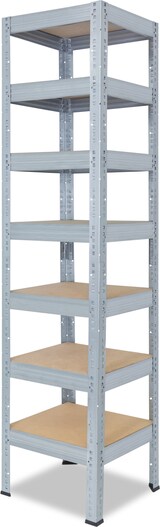 thumbnail of shelfplaza PRO 230x50x50 cm Schwerlastregal in verzinkt mit 7 Böden und 142 kg Traglast pro Boden