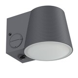 thumbnail of Lumisky Applique murale solaire SOLINE gris sensor H11cm Acier Gris