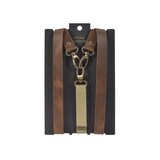 thumbnail of Sir Redman Hosenträger Herren Leder 25mm braun Y-Form mit Karabiner für Gürtelschlaufen