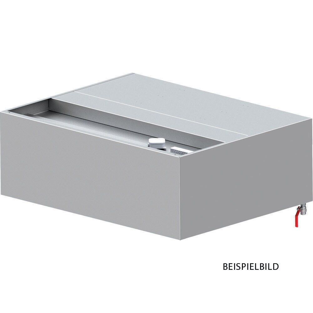Stalgast Induktions-Wandhaube "Basic Line", Kastenform  4700 mm x 1200 mm mit Flammschutzfilter Typ B