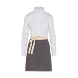 thumbnail of SANTORINI - Contrasted Bistro Apron with Pocket: One Size / Burgundy