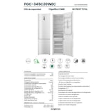 thumbnail of Frigorífico combinado INFINITON FGC-345C20WEC, 330 l, 201 cm, Total No Frost, E, Blanco