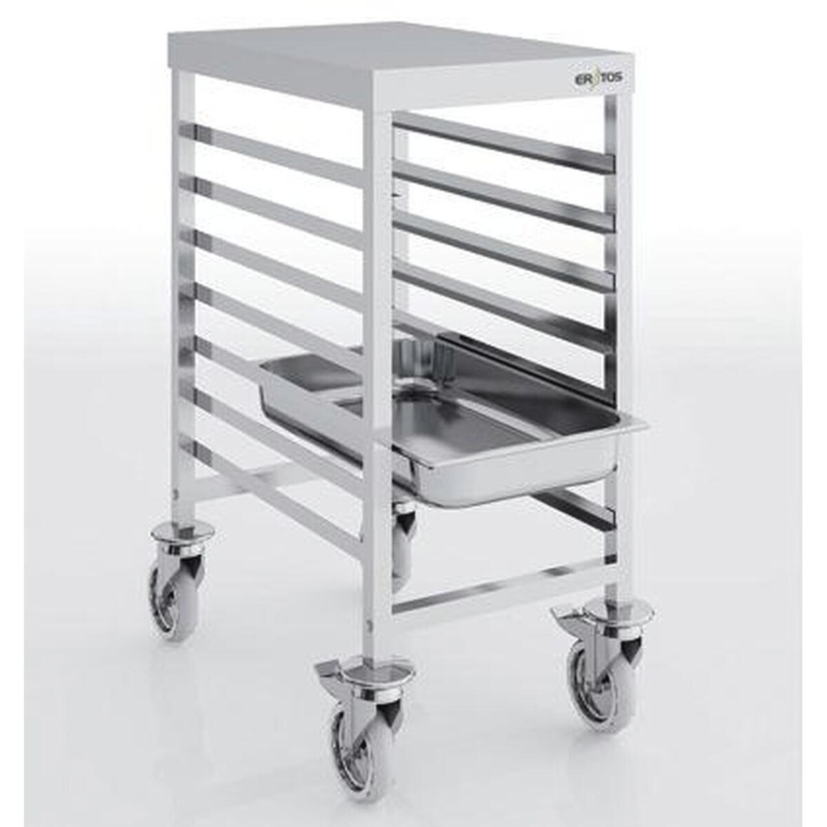 ERATOS Echelle Basse Gastro Gn 2/1 Aisi-304 18/10 -7 Niveaux - 650X740X860 - Livree Demontee CGBD-21