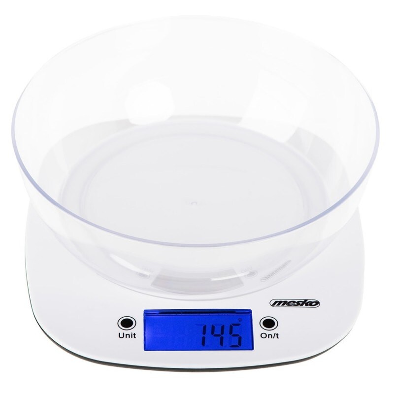 Mesko - Balança de Cozinha PE-MS3165 c/taça, Branca