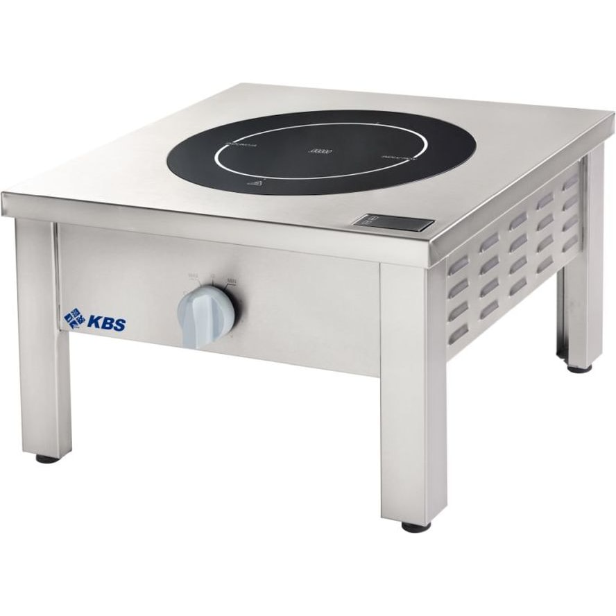 KBS inductiekookplaat 600x600x380 mm met hoogrendementszone 8 kW elektrisch