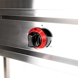 thumbnail of Romux® Cuisinière à Gaz 3 Feux 139x55 cm avec Armoire Horizontal en Acier Inox avec Régulateur de Flamme et Thermocouple | Réchaud à Gaz Butane