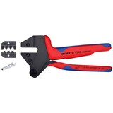 thumbnail of KNIPEX Presszange, mechanisch, 200mm, verschiedene Einsätze , 2,5-6qmm, AWG14-10, Mit Sperrvorrichtung