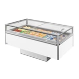 thumbnail of Bac libre service bi-température SVABA.3 200 NP, 2000 x 1000 x 925 mm, ventilé, blanc, couvercles coulissants vitrés