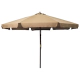 thumbnail of vidaXL Parasol met houten paal 330 cm taupe