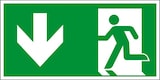 thumbnail of Aufkleber I Rettungszeichen Notausgang, KRO, Folie, selbstklebend, 300x150mm, ASR A1.3, DIN EN ISO 7010 E001