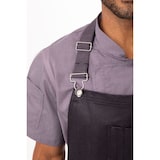 thumbnail of Chef Works® BOULDER Latzschürze extra groß, Schwarz Lila