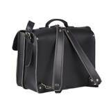 thumbnail of Ruitertassen Lederschulranzen 40cm Lederranzen Ruitertassen Aktentasche Leder Tornister schwarz mit Rückengurten und Schultergurt 2237-11