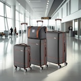 thumbnail of tectake Set di valigie da viaggio Madison, 13 pezzi, lucchetto TSA - Antracite