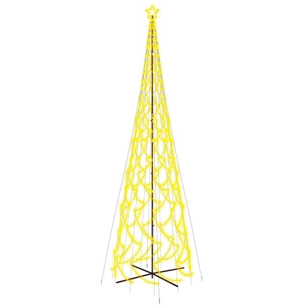 vidaXL LED-Weihnachtsbaum Kegelform Warmweiß 3000 LEDs 230x800 cm