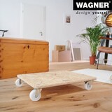 thumbnail of WAGNER Transporthilfe OSB BIG 25 mm - 59 x 49 x 12 cm, Rollen Ø 100 mm, Feststeller, Tragkraft 400 kg - 20161701