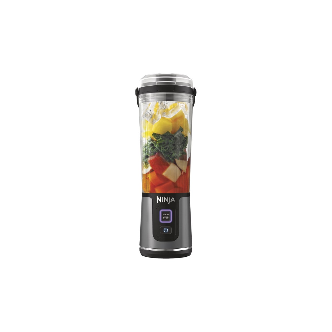 Ninja Blast 2 Go tragbarer kabelloser Mixer Schwarz Smoothiemaker Proteinshake