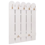 thumbnail of Décoshop26 - Appendiabiti da parete pannello per ingresso con 7 ganci stile country 86x60 cm legno di paulownia bianca 04_0009731