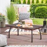 thumbnail of Outsunny Tavolino in Rattan Sintetico da Esterno e Giardino Marrone