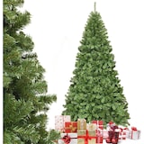 thumbnail of COSTWAY 225 cm künstlicher Weihnachtsbaum mit Metallständer, Weihnachtsbaum mit 1346 Spitzen aus PVC-Nadeln