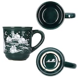 thumbnail of 36x Glühweinbecher 0,2L grün Weihnachtslandschaft Keramik Glühweintassen geeicht