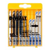 thumbnail of Set 10 lames scie sauteuse DT2294-QZ HCS/HSS T-shank jaune 10 x 12.6 x 1 cm DEWALT