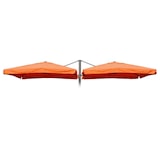 thumbnail of Housse de parasol T44, 8 baleines 3x3m Polyester, housse de rechange pour parasol double T44 ~ terracotta avec rabat
