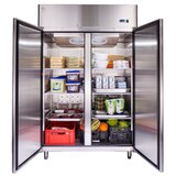 thumbnail of METRO Professional Dubbeldeurs koelkast GRE1400, 131.4 x 80.5 x 206.5 cm, 940 L