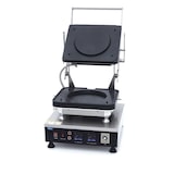 thumbnail of Maxima - 9374300 Machine à tartelettes avec plaques antiadhésives interchangeables, thermostat 50-300°C, minuterie 0-10 min, 3200 W, 44x47x46,5 cm