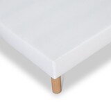 thumbnail of Sommier tapissier  1 place  Epaisseur 13 cm  Blanc (pieds non inclus)  90x190 cm CAPUCINE BELLECOUR