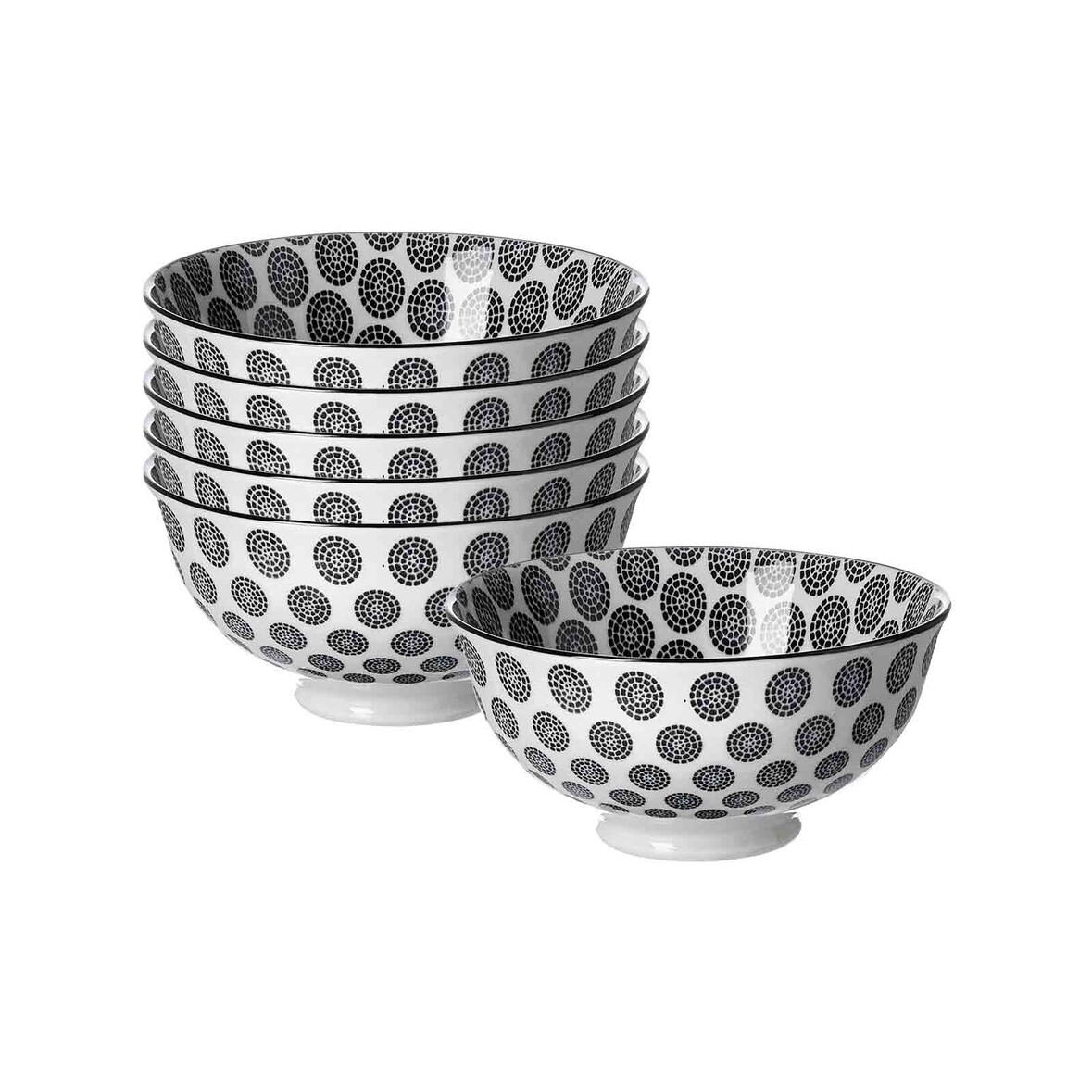 Ritzenhoff & Breker Takeo Circles Servierschale ø 12 cm 6er Set