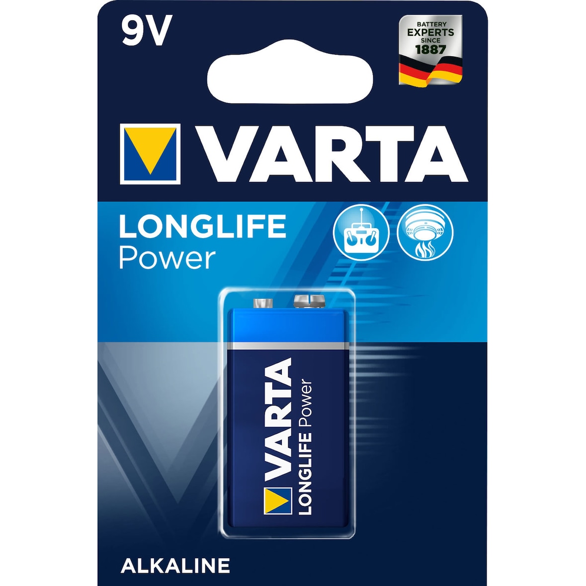 Batterie Varta Typ PP3 9V-Blockbatterie 1er Blister