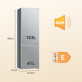 thumbnail of Frigorífico Combi VOK 244L - 178cm, Clase E, Inox