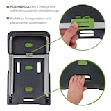 thumbnail of Plattformwagen klappbar 150 kg leicht mobil Transportwagen für Einkäufe Umzug Rollwagen